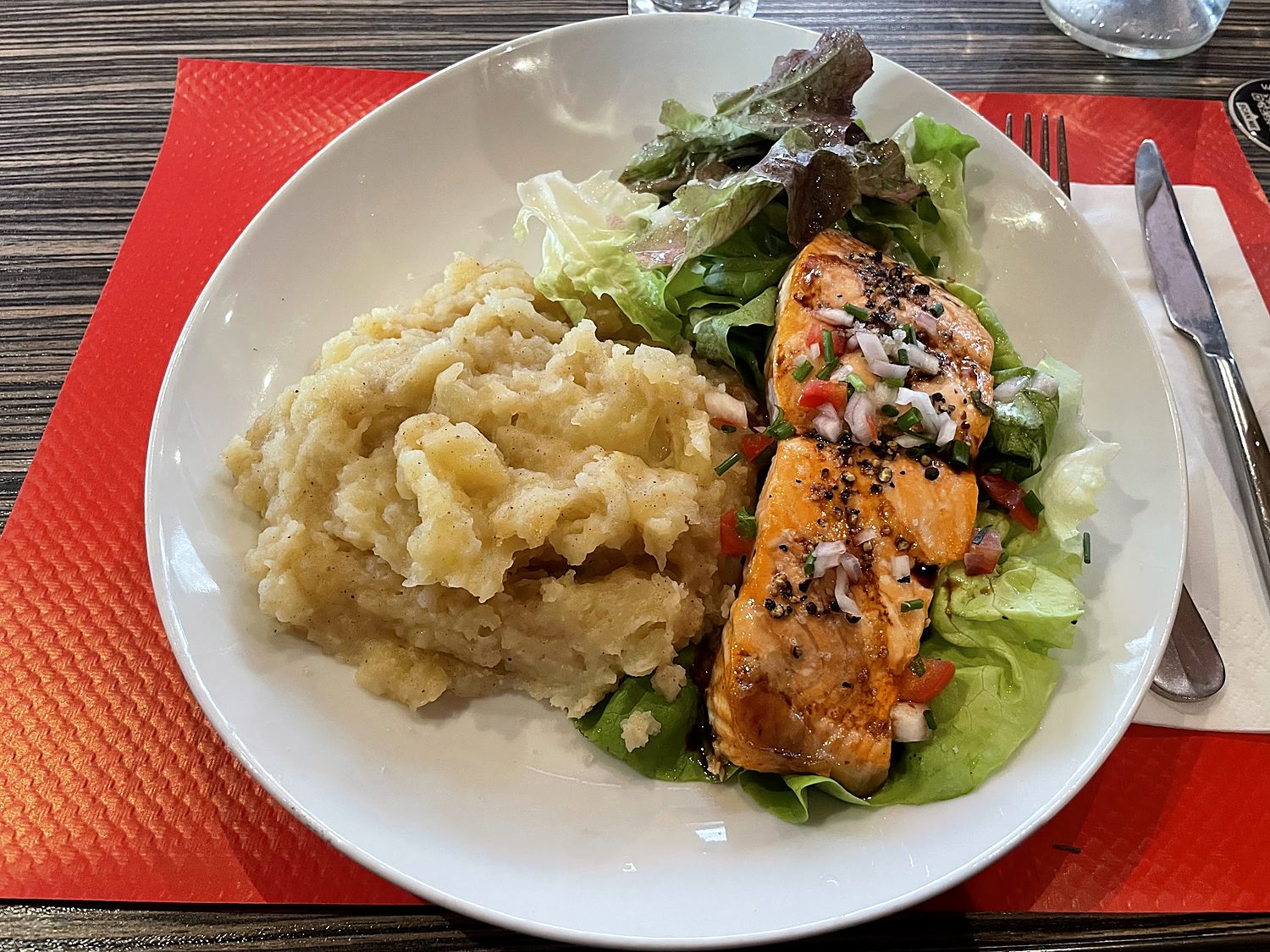 Un plat fait maison du Blue Buoi.
